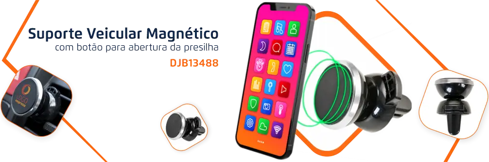 Suporte Veicular Magnético Personalizado DJB13488