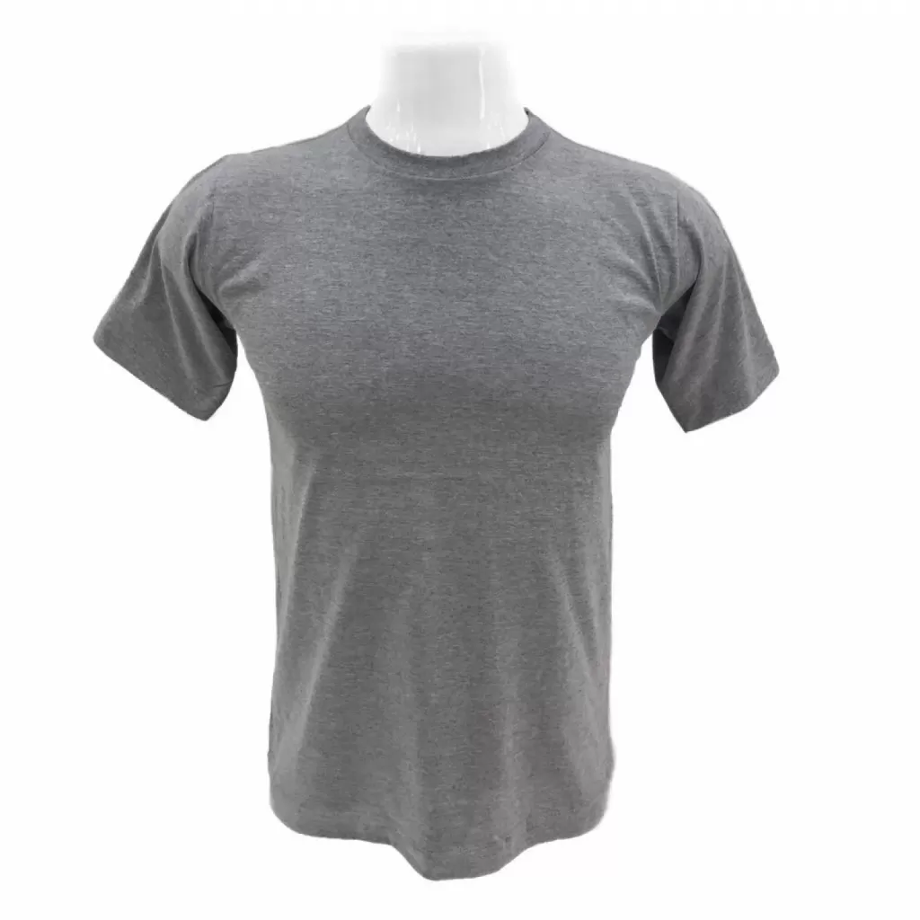 Camiseta Cardada (Slim Fit) Fio 30 - Cinza Mescla