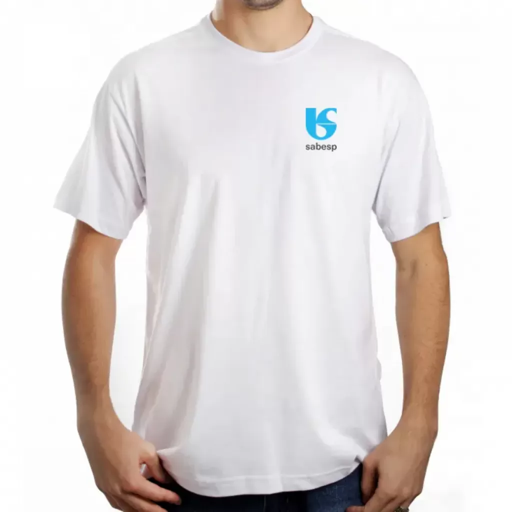 Camiseta Básica Personalizada - Branca