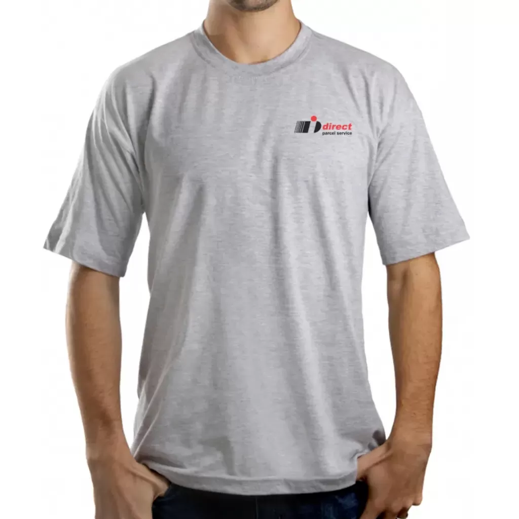 Camiseta Básica Personalizada - Cinza