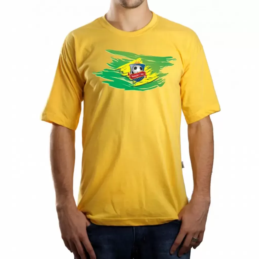 Camiseta Básica Personalizada - Laranja
