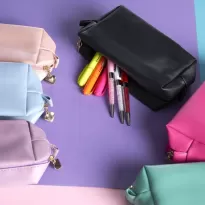 Necessaire PU impermeável personalizada