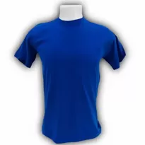 Camiseta Básica, manga curta, Penteada Fio 30 - Colorida