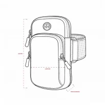 Braçadeira Esportiva Neoprene