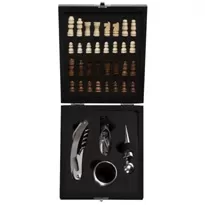 Kit Vinho Xadrez 4 peças Personalizado - 12046