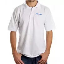 Camisa Polo Piquet Personalizada - Branca - POL00001