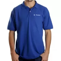 Camisa Polo Piquet Personalizada - Azul - POL00002