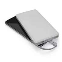 DJB02033 Power Bank Plástico Slim com Indicador Led