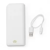 DJB12903 Powerbank Plástico com Indicador Digital e Lanterna