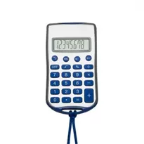 Calculadora Plástica com Cordão Personalizada - 01648