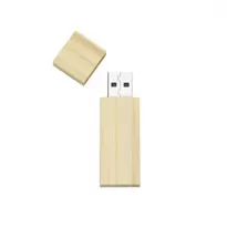 Conjunto Estojo e Pen Drive Bambu 8GB 16GB 32GB