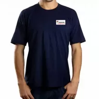 Camiseta Básica Personalizada - Azul Marinho - CAM00010