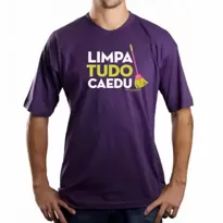 Camiseta Básica Personalizada - Roxo - CAM00011