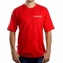 Camiseta Básica Personalizada - Vermelha - CAM00003