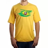 Camiseta Básica Personalizada - Amarelo