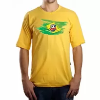 Camiseta Básica Personalizada - Amarelo - CAM00009