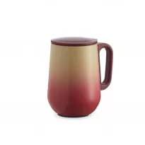 Caneca Bicolor Parede Dupla 250ml